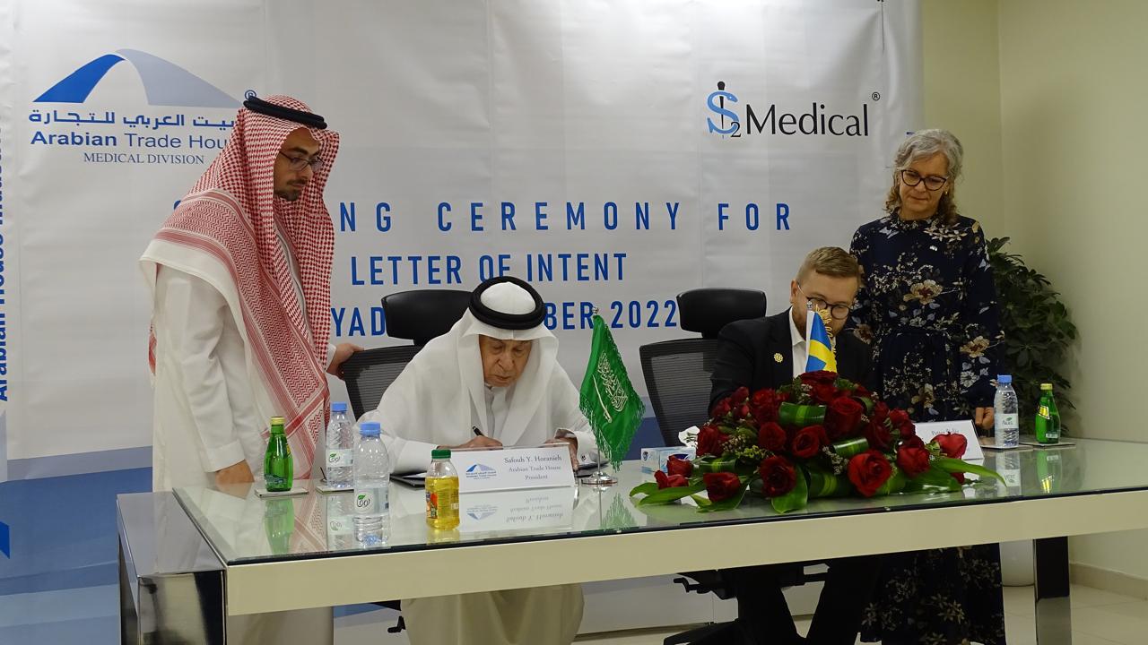 Signing the Letter of Intent with S2Medical, 2022